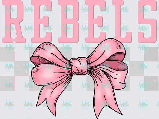 Rebels (pink bow)-Ready to Press DTF Transfer
