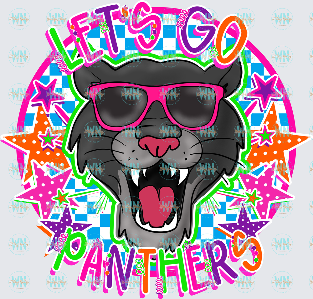 Let's Go Panthers-Ready to Press DTF Transfer