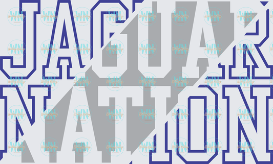 Jaguar Nation-Ready to Press DTF Transfer