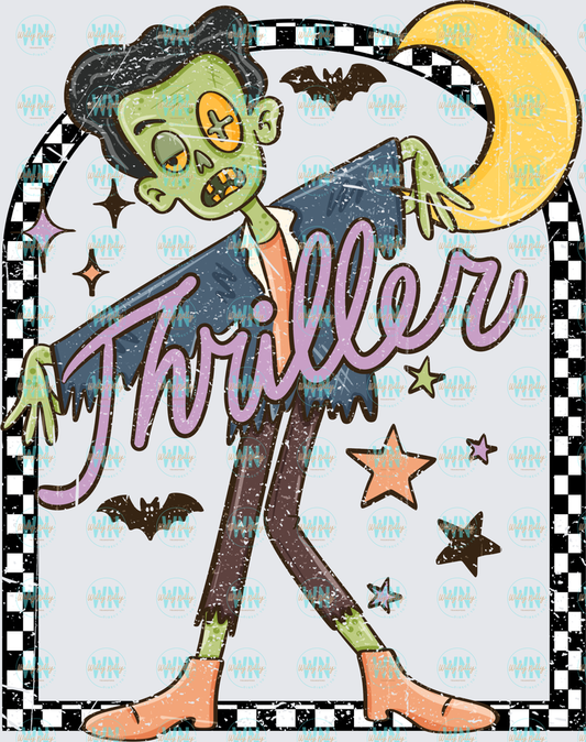 Thriller-Ready to Press DTF Transfer