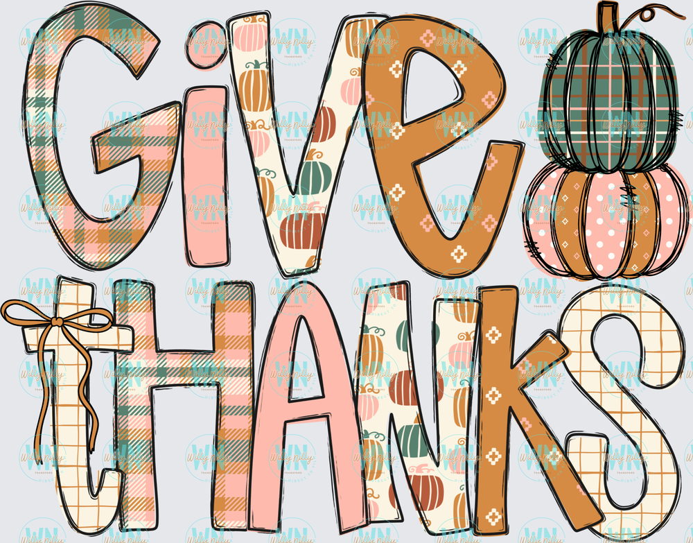 Give Thanks-Ready to Press DTF Transfer