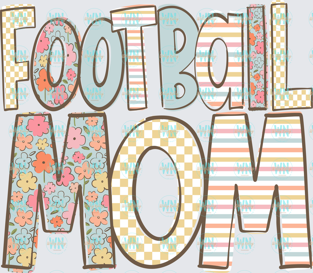 Football Mom-Ready to Press DTF Transfer