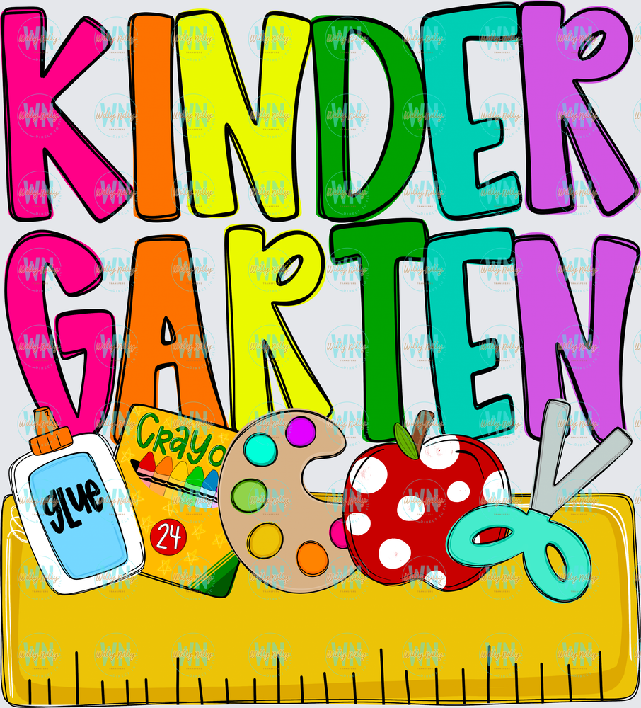Kindergarten-Ready to Press DTF Transfer