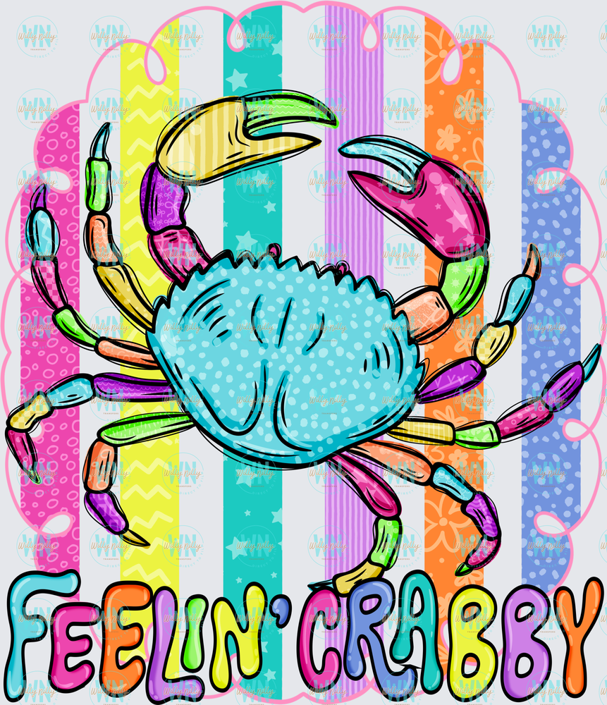Feelin Crabby-Ready to Press DTF Transfer