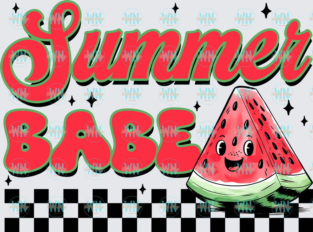 Summer Babe-Ready to Press DTF Transfer