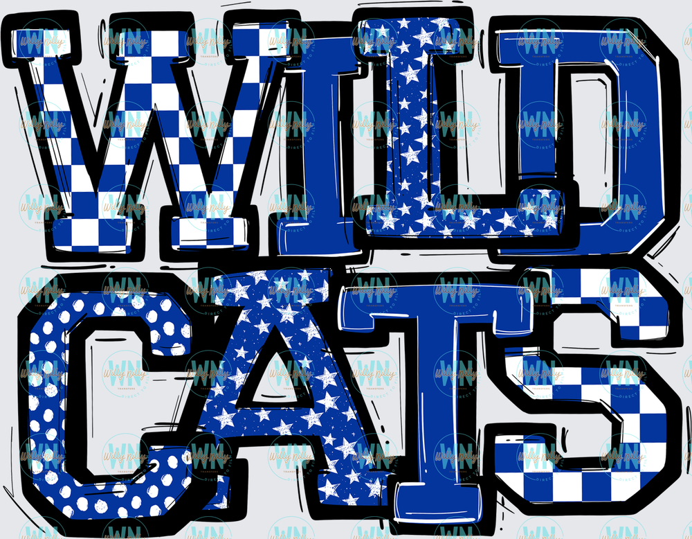 Wildcats-Ready to Press DTF Transfer