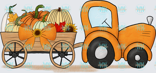 Fall Tractor-Ready to Press DTF Transfer