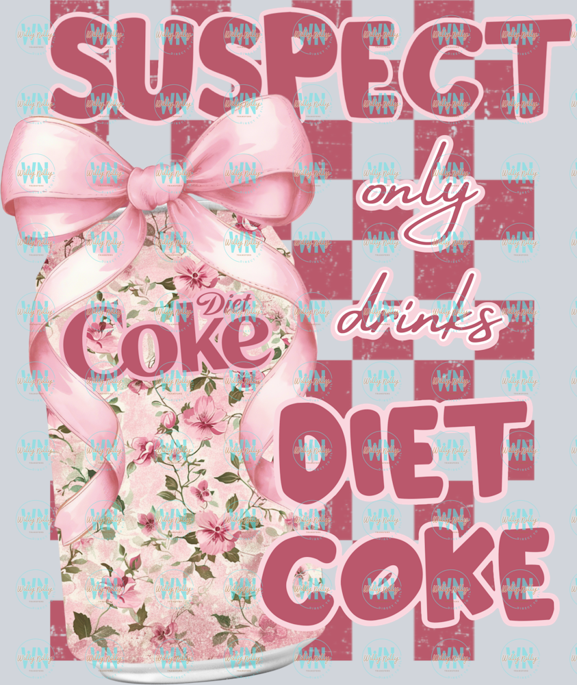 Diet coke floral