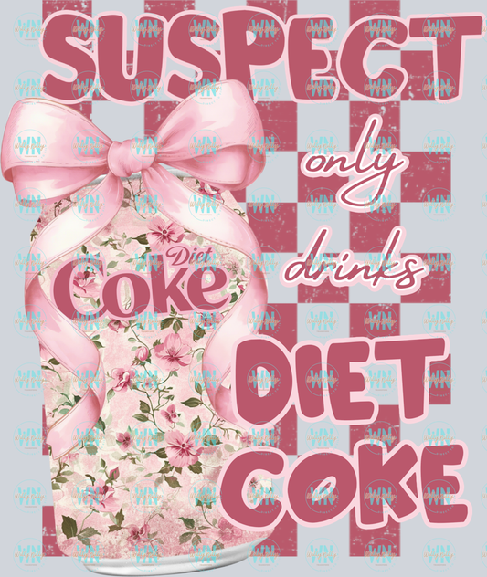 Diet coke floral