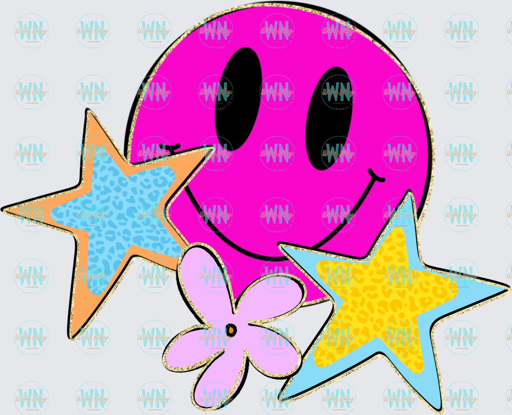 Be Kind with a Smiley Face-Ready to Press DTF Transfer