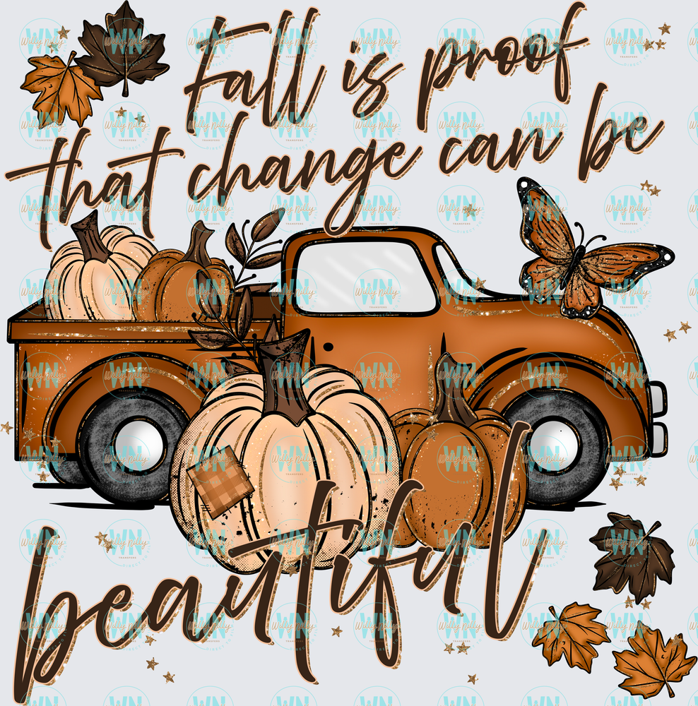 Fall Is Proof-Ready to Press DTF Transfer