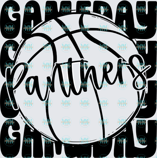 Panthers Gameday (basketball)-Ready to Press DTF Transfer