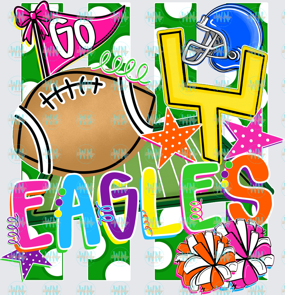 Go Eagles-Ready to Press DTF Transfer