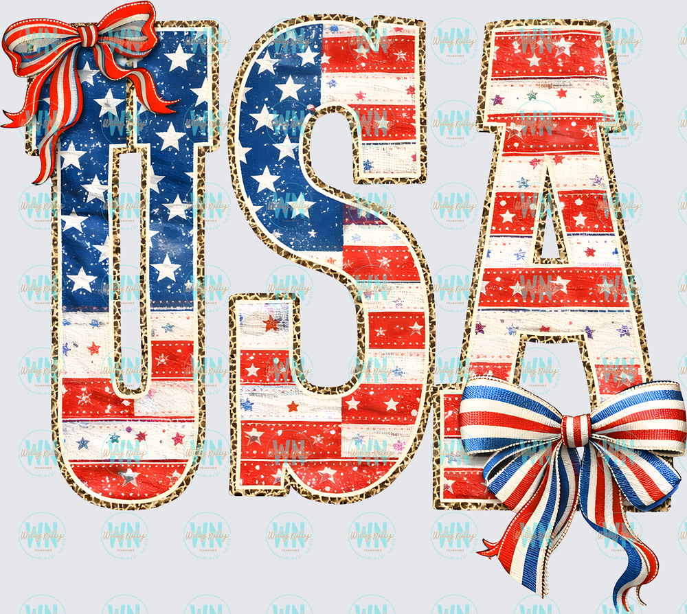 USA with two bows