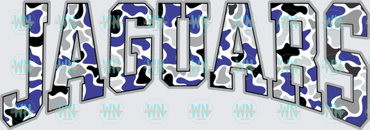 Jaguars (blue and grey camo)-Ready to Press DTF Transfer