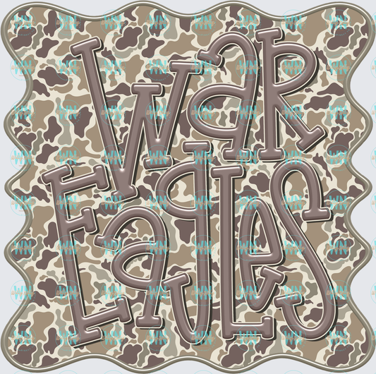 War Eagles (camo)-Ready to Press DTF Transfer