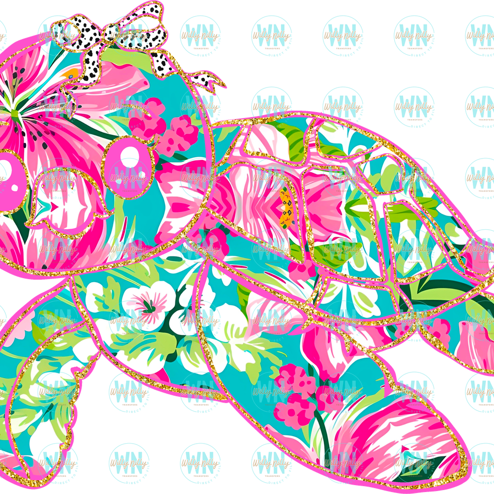 pink turtle