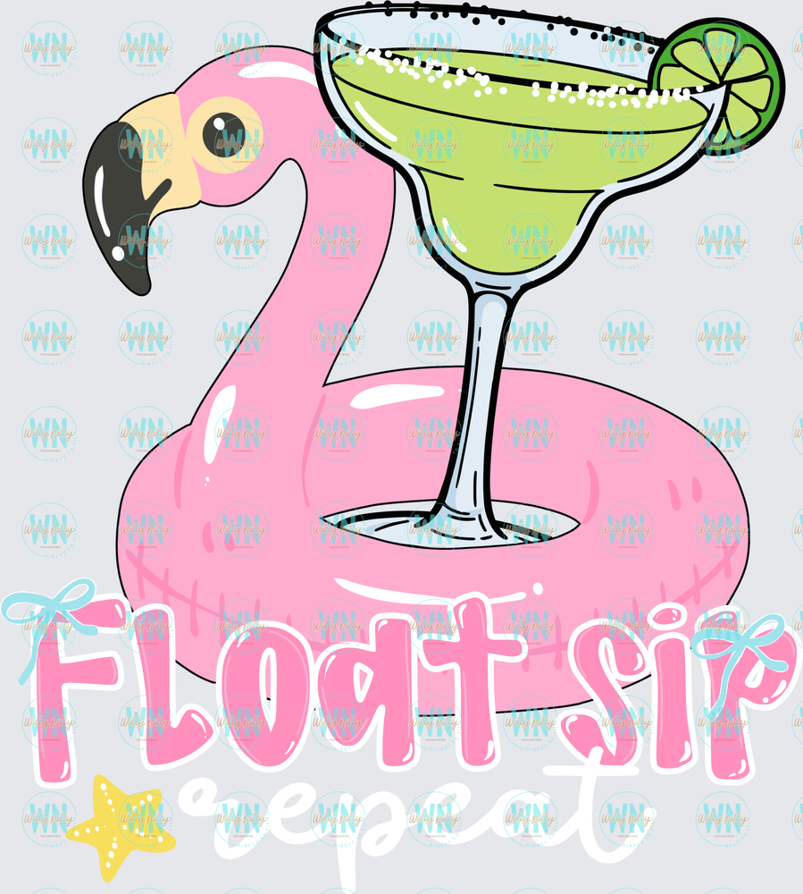 Float Sip Repeat-Ready to Press DTF Transfer