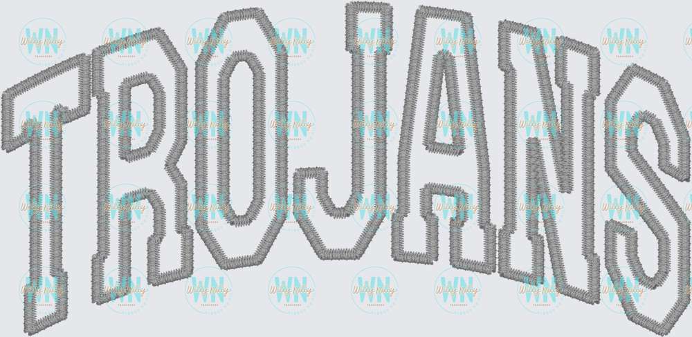 Trojans (white stitch)-Ready to Press DTF Transfer