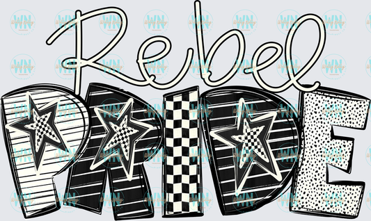 Rebel Pride-Ready to Press DTF Transfer