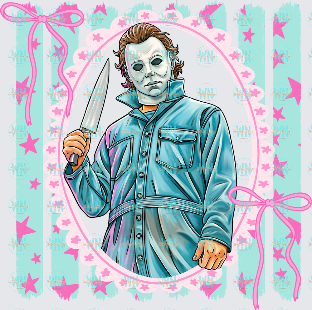 Preppy Horror (Michael Meyers)-Ready to Press DTF Transfer
