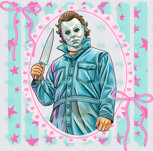 Preppy Horror (Michael Meyers)-Ready to Press DTF Transfer