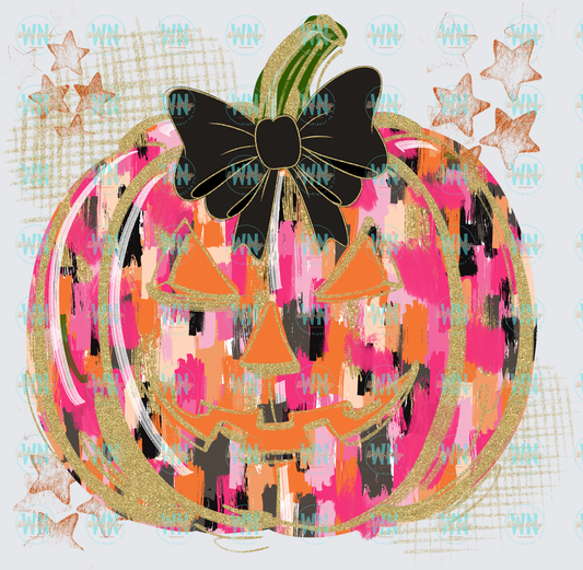 Halloween Jack O Lantern-Ready to Press DTF Transfer