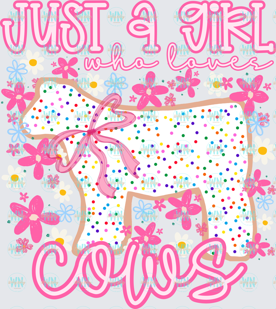 Just a girl who loves cows