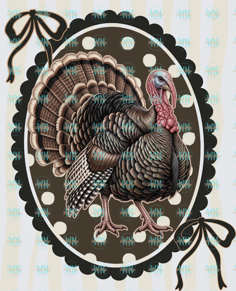 Turkey (polka dot)-Ready to Press DTF Transfer