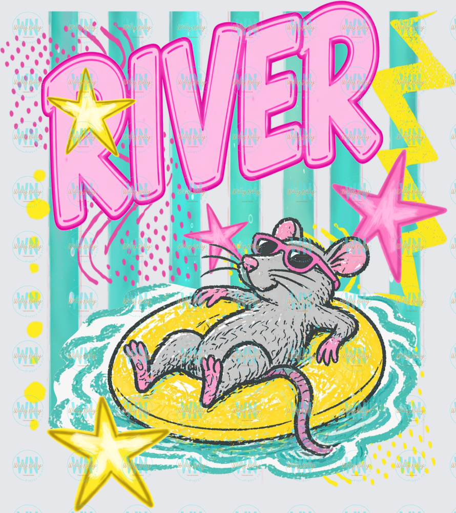 River-Ready to Press DTF Transfer