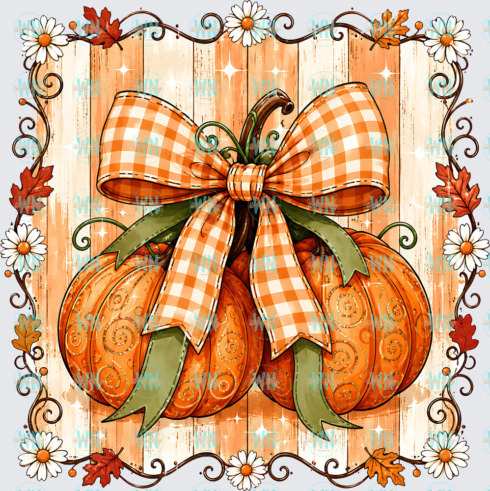 Cute Fall Pumpkin-Ready to Press DTF Transfer
