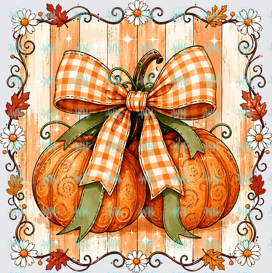 Cute Fall Pumpkin-Ready to Press DTF Transfer
