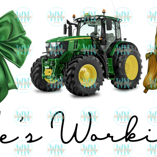 He's working farmer