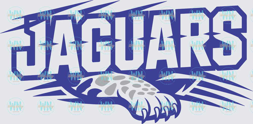 Jaguars Claw-Ready to Press DTF Transfer