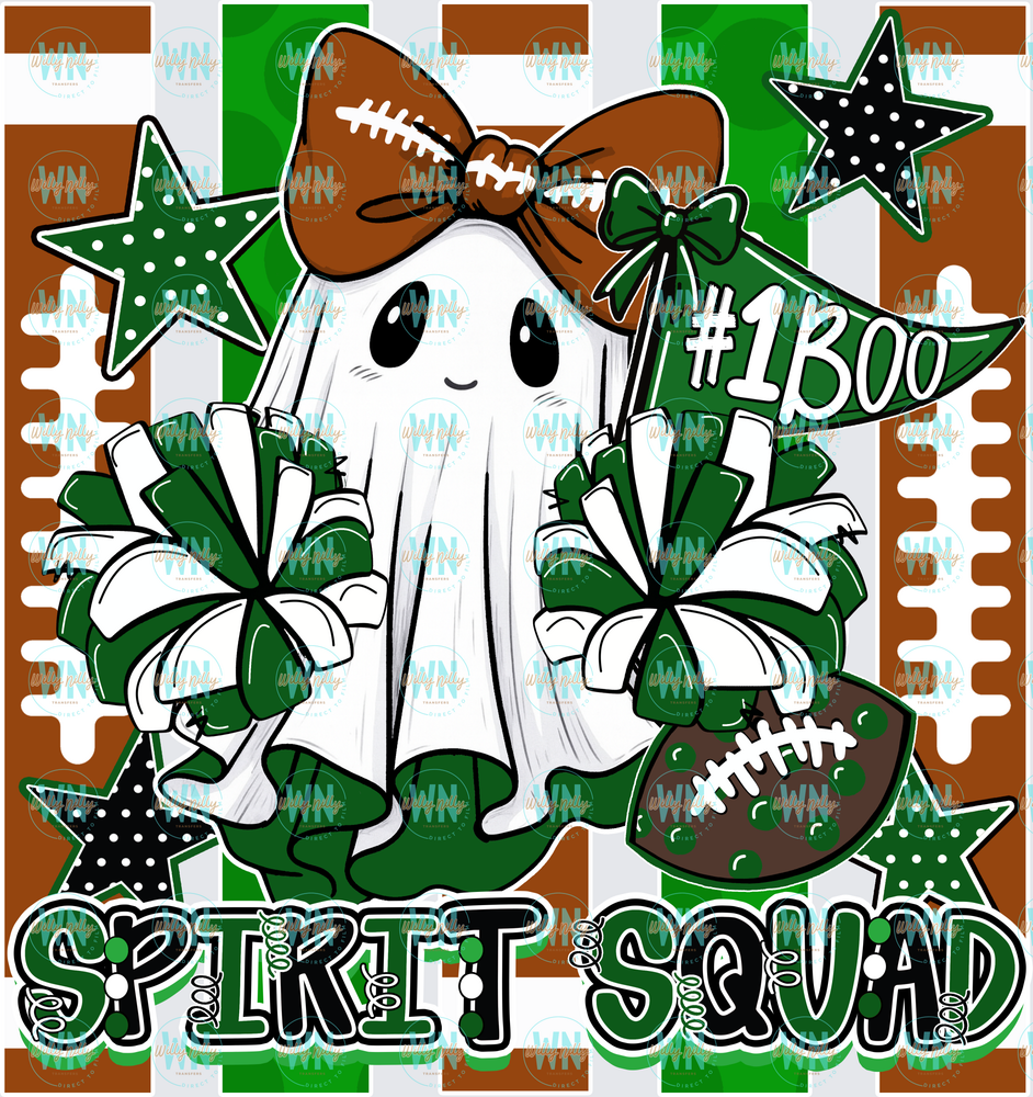 Spirit Squad (green)-Ready to Press DTF Transfer
