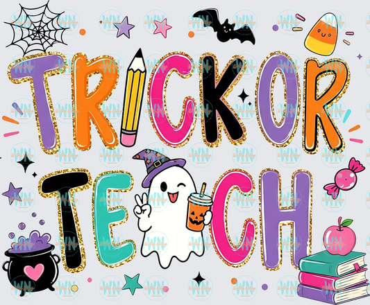 Trick or Teach-Ready to Press DTF Transfer