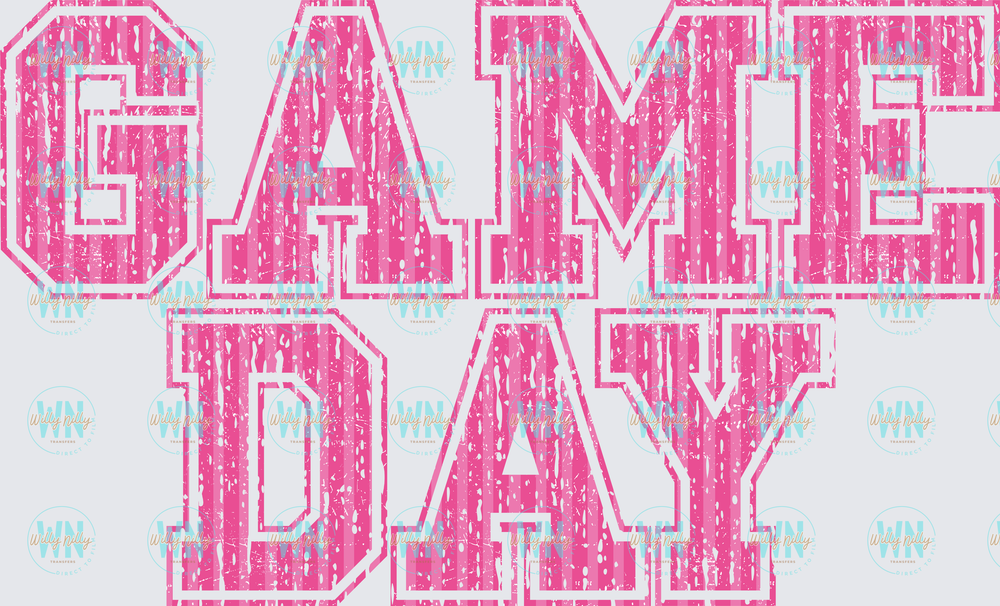 Game Day Pink Out-Ready to Press DTF Transfer