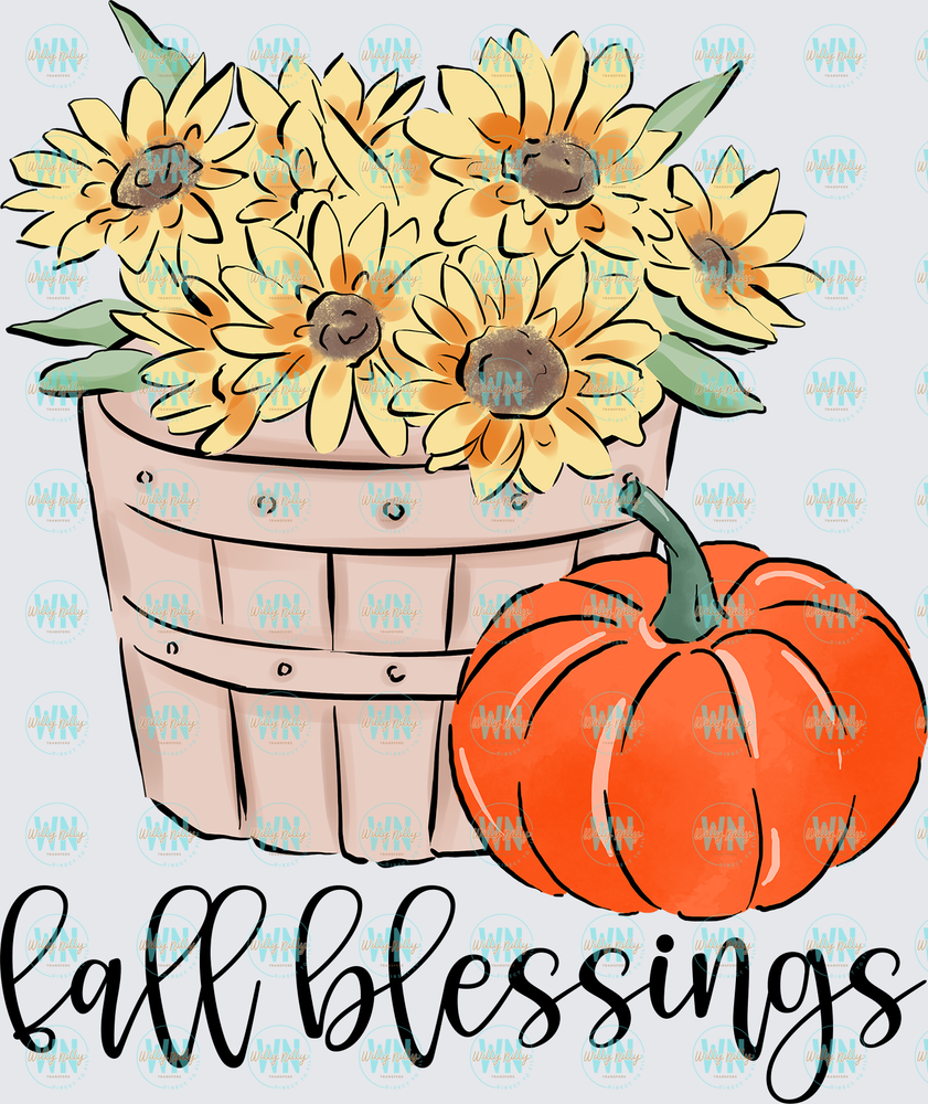 Fall Blessings-Ready to Press DTF Transfer
