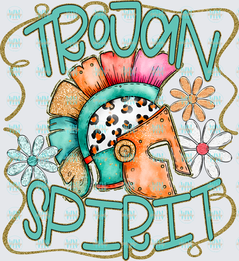 Trojan Spirit-Ready to Press DTF Transfer