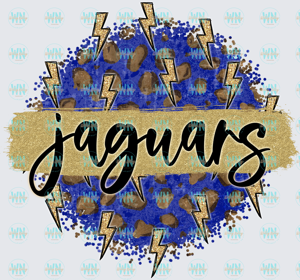Jaguars (blue)-Ready to Press DTF Transfer