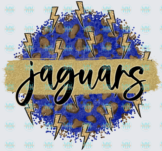 Jaguars (blue)-Ready to Press DTF Transfer