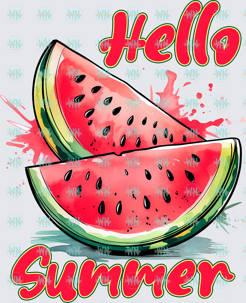 Hello Summer-Ready to Press DTF Transfer