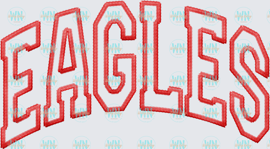 Eagles (red stitch)-Ready to Press DTF Transfer