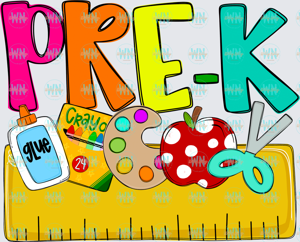 PreK-Ready to Press DTF Transfer