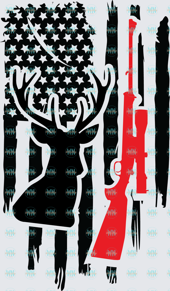 Hunting Flag-Ready to Press DTF Transfer