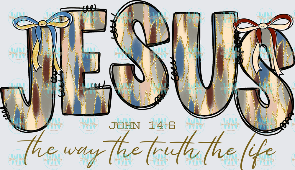 Jesus-Ready to Press DTF Transfer