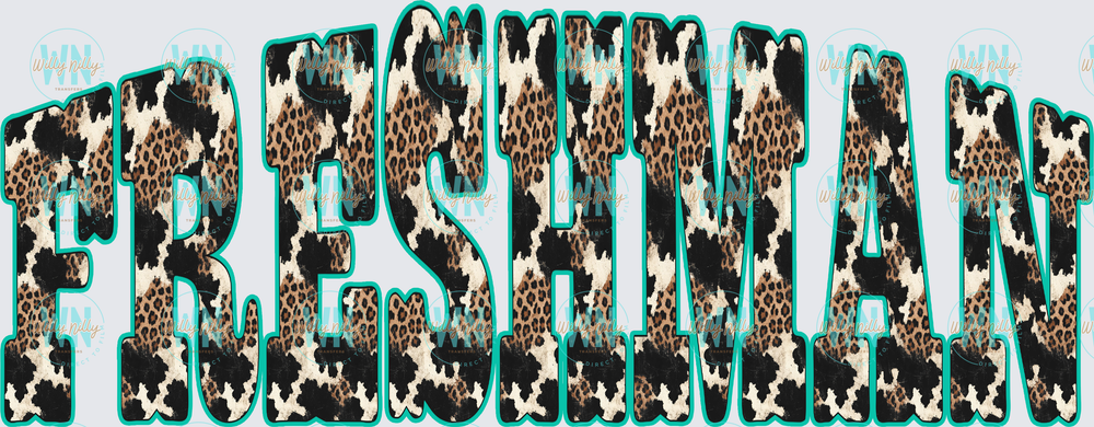 Freshman (cow print)-Ready to Press DTF Transfer