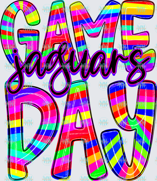 Game Day (jaguars)-Ready to Press DTF Transfer