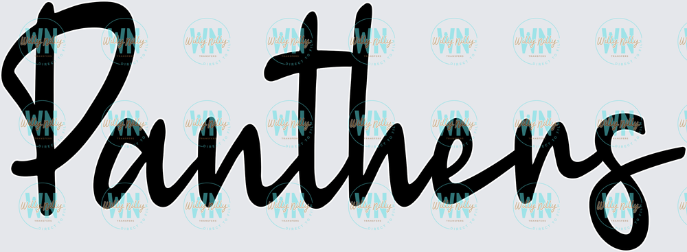 Panthers (cursive)-Ready to Press DTF Transfer