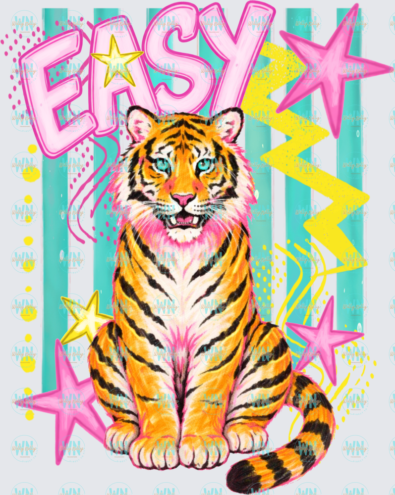 Easy Tiger-Ready to Press DTF Transfer